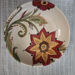 Pier 1 Imports hand-painted earthenware soup or pasta bowl